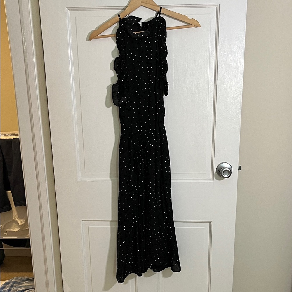 Black Polka Dot Women's Dress whowhatwear